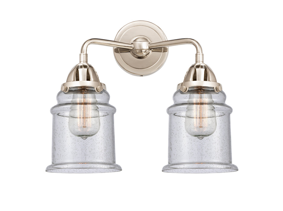 Innovations 288-2W-PN-G184 Two Light Bath Vanity, Polished Nickel