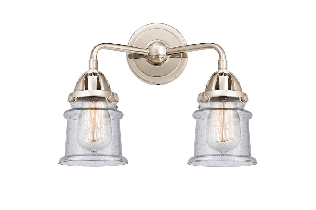 Innovations 288-2W-PN-G184S Two Light Bath Vanity, Polished Nickel