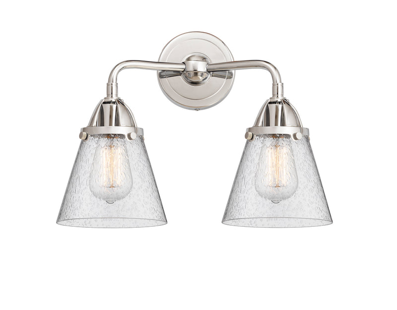 Innovations 288-2W-PC-G64 Two Light Bath Vanity, Polished Chrome