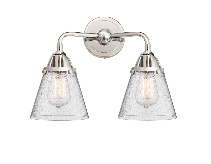 Innovations 288-2W-PC-G64 Two Light Bath Vanity, Polished Chrome