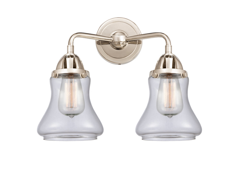 Innovations 288-2W-PN-G192 Two Light Bath Vanity, Polished Nickel