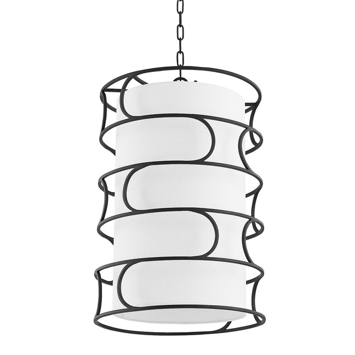 Troy Lighting F8118-FOR Four Light Pendant, Forged Iron