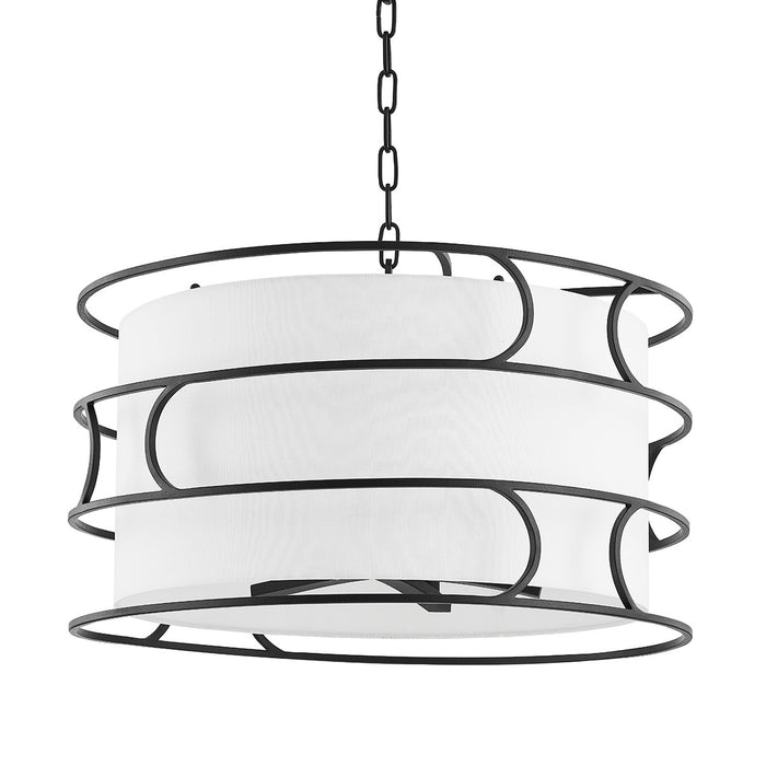 Troy Lighting F8125-FOR Five Light Chandelier, Forged Iron
