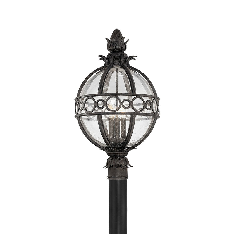 Troy Lighting P5006-FRN Three Light Post Lantern, French Iron