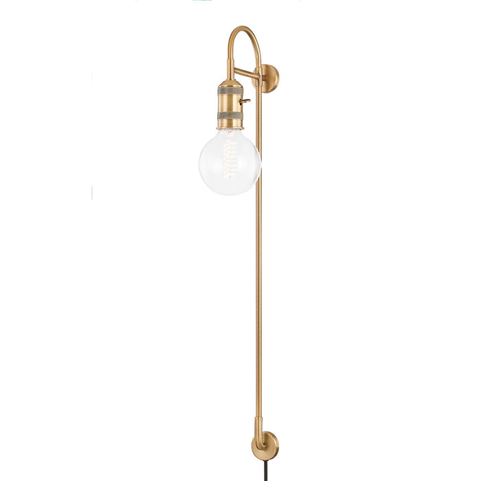 Troy Lighting PTL8136-PBR One Light Wall Sconce, Patina Brass