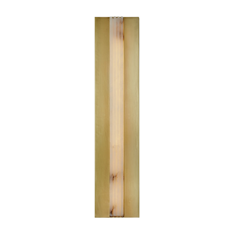 Alora WV322623VBAR LED Vanity, Vintage Brass/Alabaster