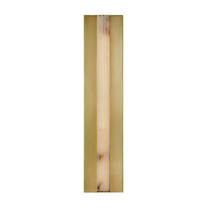 Alora WV322623VBAR LED Vanity, Vintage Brass/Alabaster