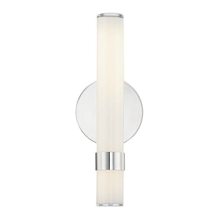 Alora WV324114PNGO LED Vanity, Polished Nickel/Glossy Opal