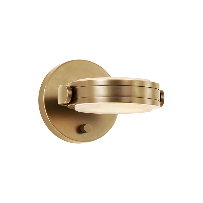 Alora WV325106VBAR LED Vanity, Vintage Brass/Alabaster