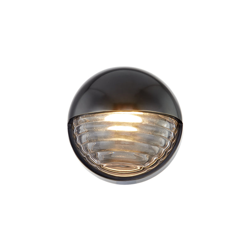Alora WV330106UBCR LED Vanity, Ribbed Glass/Urban Bronze
