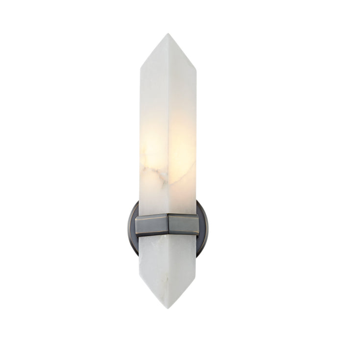 Alora WV334105UBAR One Light Vanity, Urban Bronze/Alabaster