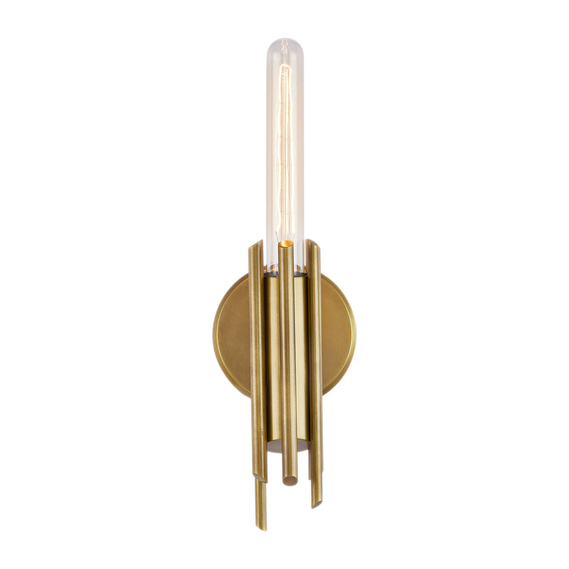 Alora WV335409VB One Light Vanity, Vintage Brass