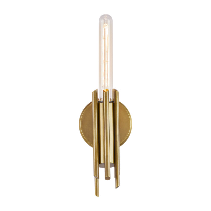 Alora WV335409VB One Light Vanity, Vintage Brass