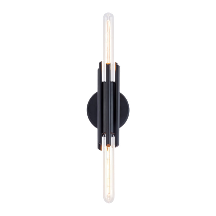 Alora WV335811MB Two Light Vanity, Matte Black