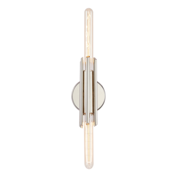 Alora WV335811PN Two Light Vanity, Polished Nickel