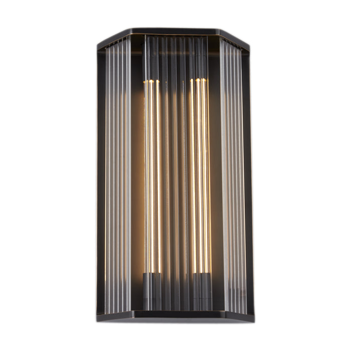 Alora WV339216UBCR LED Vanity, Ribbed Glass/Urban Bronze