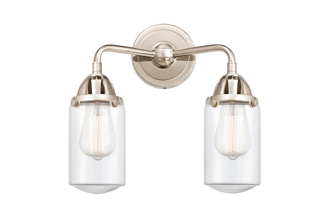 Innovations 288-2W-PN-G312 Two Light Bath Vanity, Polished Nickel