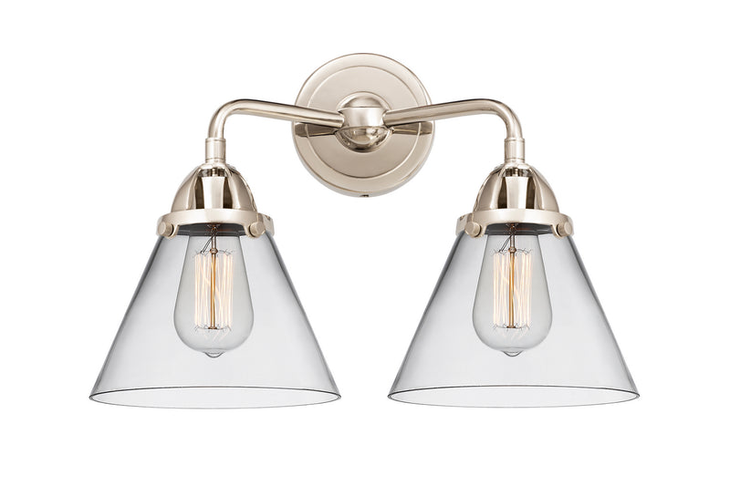 Innovations 288-2W-PN-G42 Two Light Bath Vanity, Polished Nickel