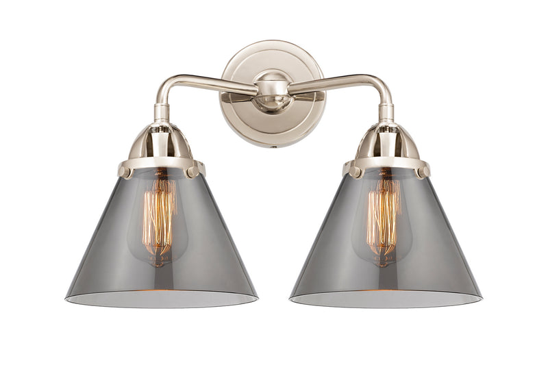 Innovations 288-2W-PN-G43 Two Light Bath Vanity, Polished Nickel