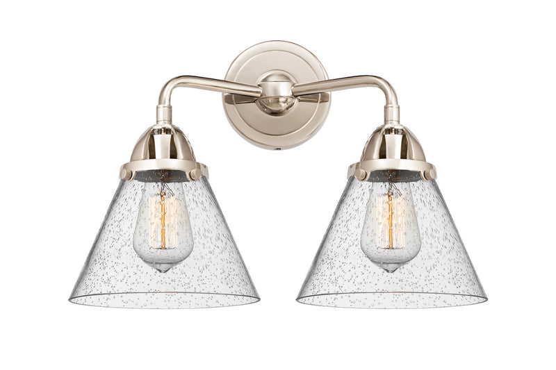 Innovations 288-2W-PN-G44 Two Light Bath Vanity, Polished Nickel