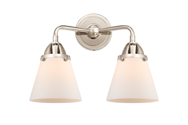 Innovations 288-2W-PN-G61 Two Light Bath Vanity, Polished Nickel