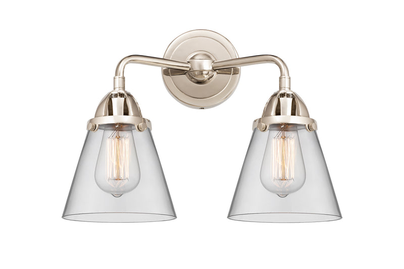 Innovations 288-2W-PN-G62 Two Light Bath Vanity, Polished Nickel