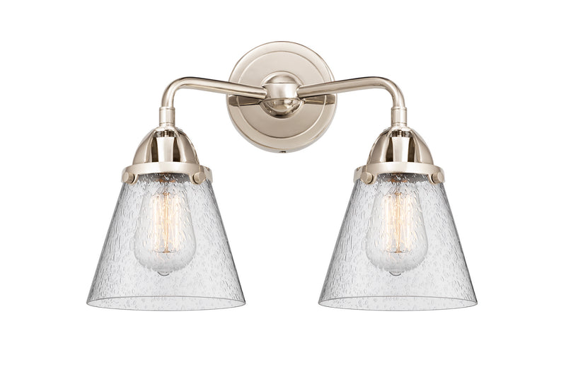Innovations 288-2W-PN-G64 Two Light Bath Vanity, Polished Nickel