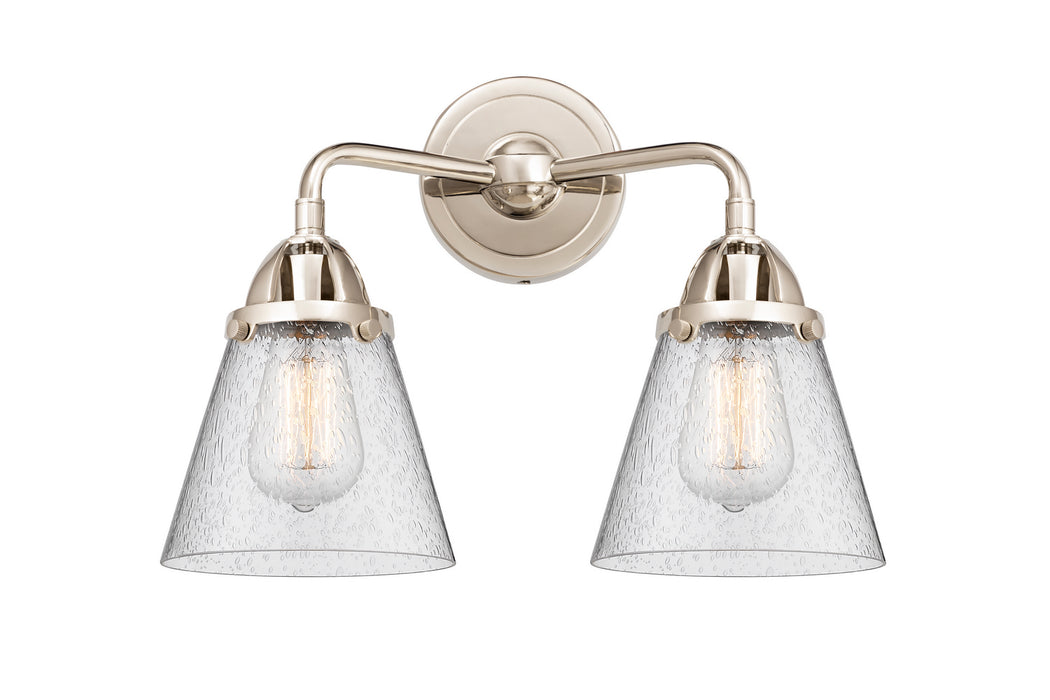 Innovations 288-2W-PN-G64 Two Light Bath Vanity, Polished Nickel