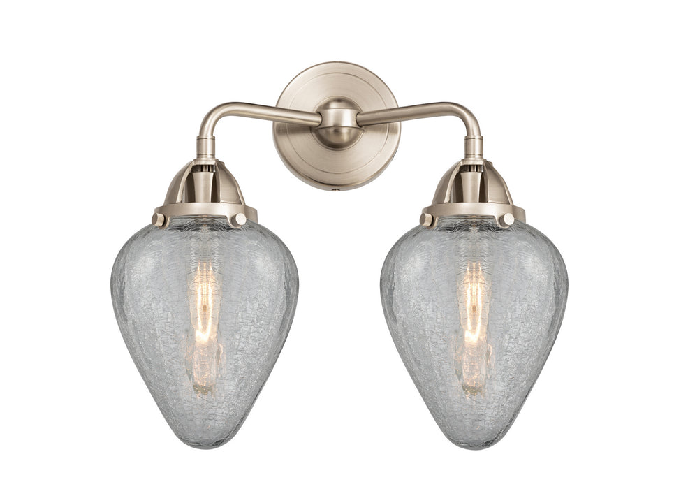 Innovations 288-2W-SN-G165 Two Light Bath Vanity, Brushed Satin Nickel