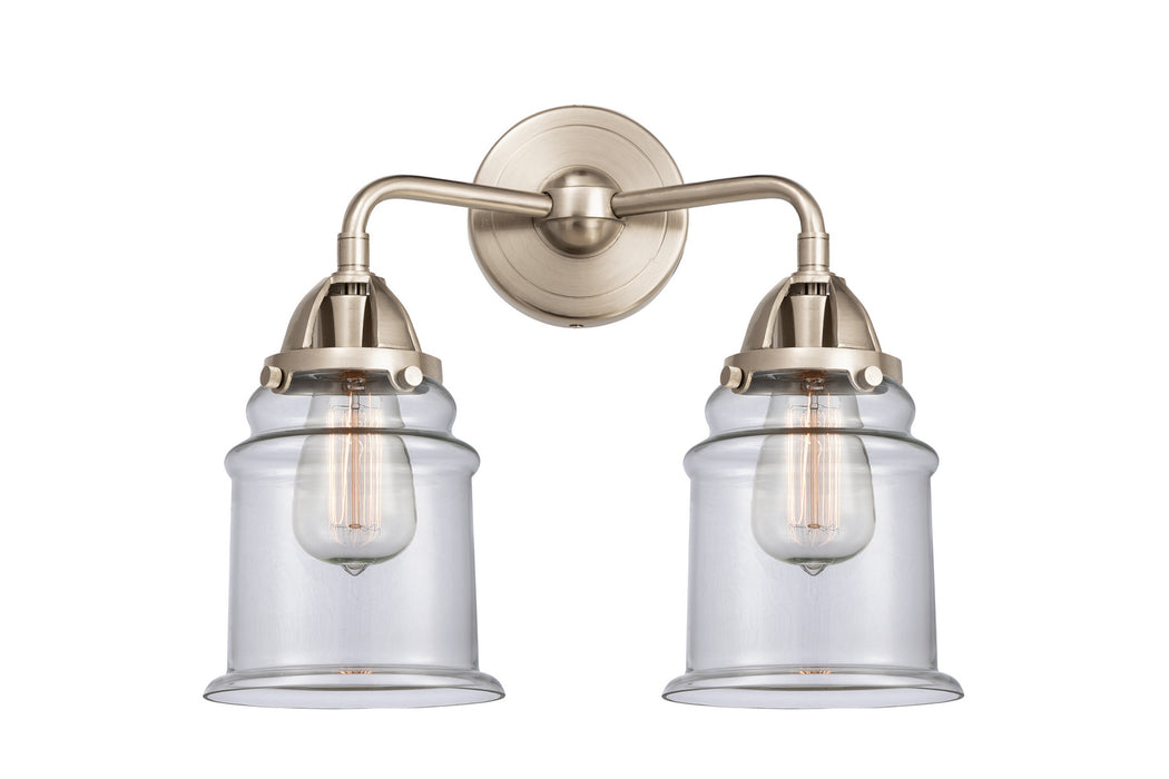 Innovations 288-2W-SN-G182 Two Light Bath Vanity, Brushed Satin Nickel