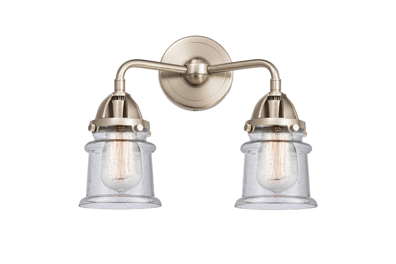Innovations 288-2W-SN-G184S Two Light Bath Vanity, Brushed Satin Nickel
