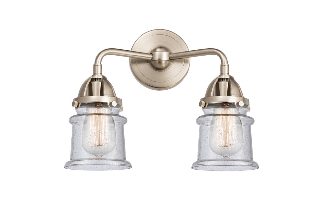 Innovations 288-2W-SN-G184S Two Light Bath Vanity, Brushed Satin Nickel