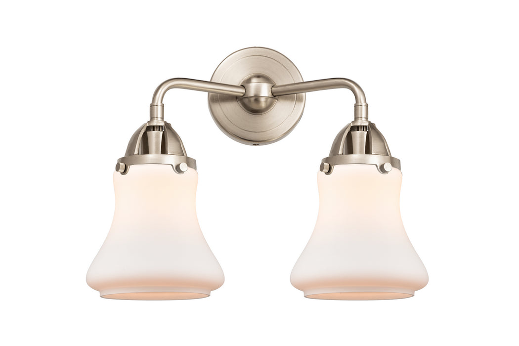 Innovations 288-2W-SN-G191 Two Light Bath Vanity, Brushed Satin Nickel