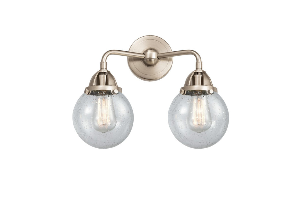 Innovations 288-2W-SN-G204-6-LED LED Bath Vanity, Brushed Satin Nickel
