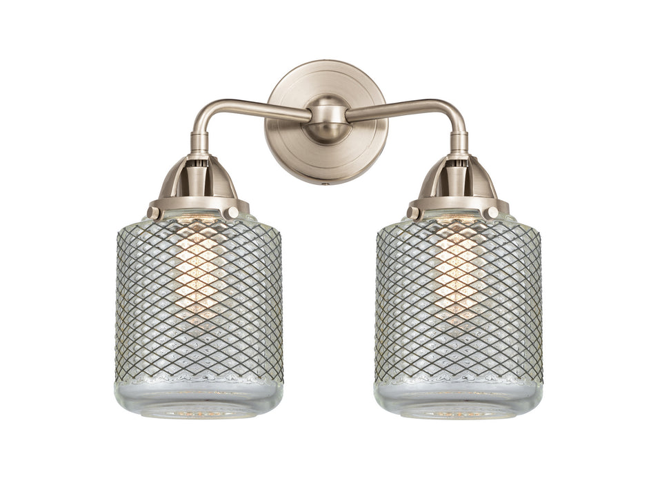 Innovations 288-2W-SN-G262 Two Light Bath Vanity, Brushed Satin Nickel