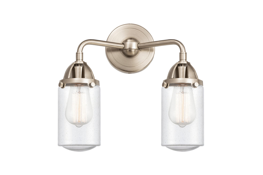 Innovations 288-2W-SN-G314 Two Light Bath Vanity, Brushed Satin Nickel