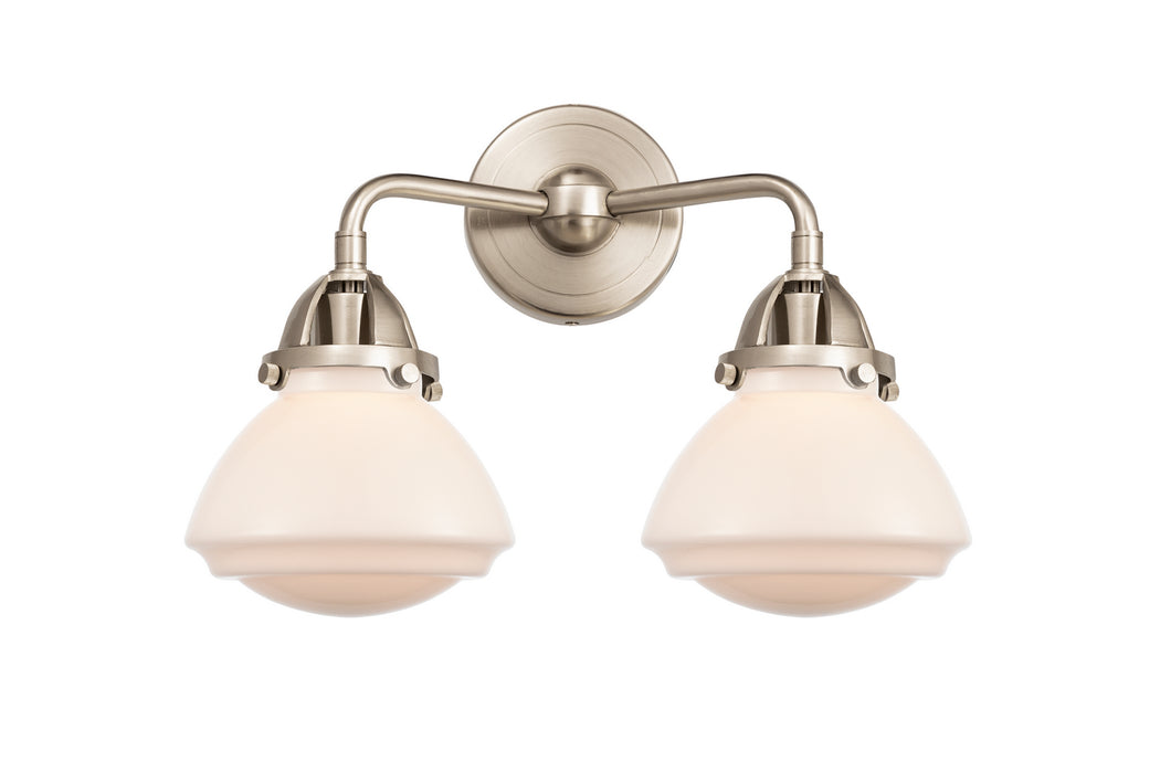 Innovations 288-2W-SN-G321 Two Light Bath Vanity, Brushed Satin Nickel