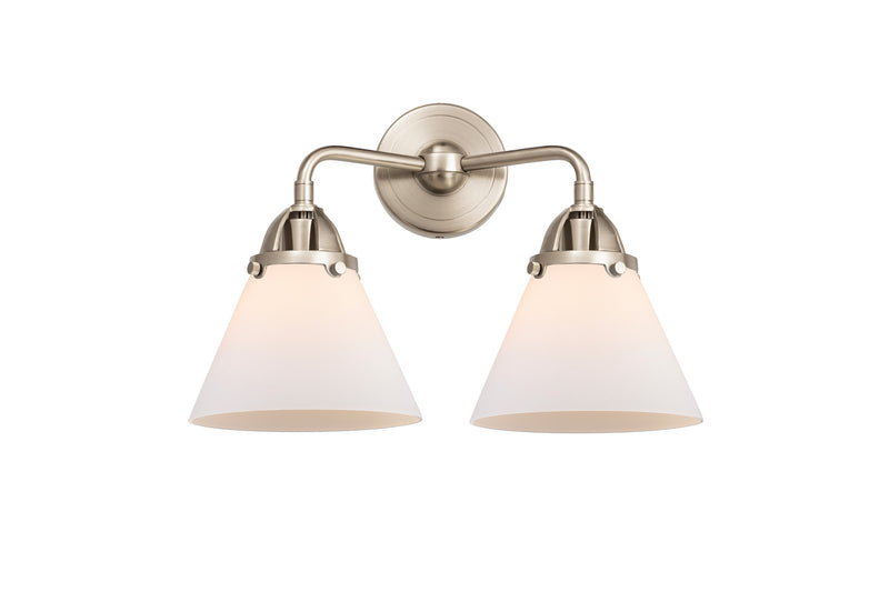 Innovations 288-2W-SN-G41 Two Light Bath Vanity, Brushed Satin Nickel