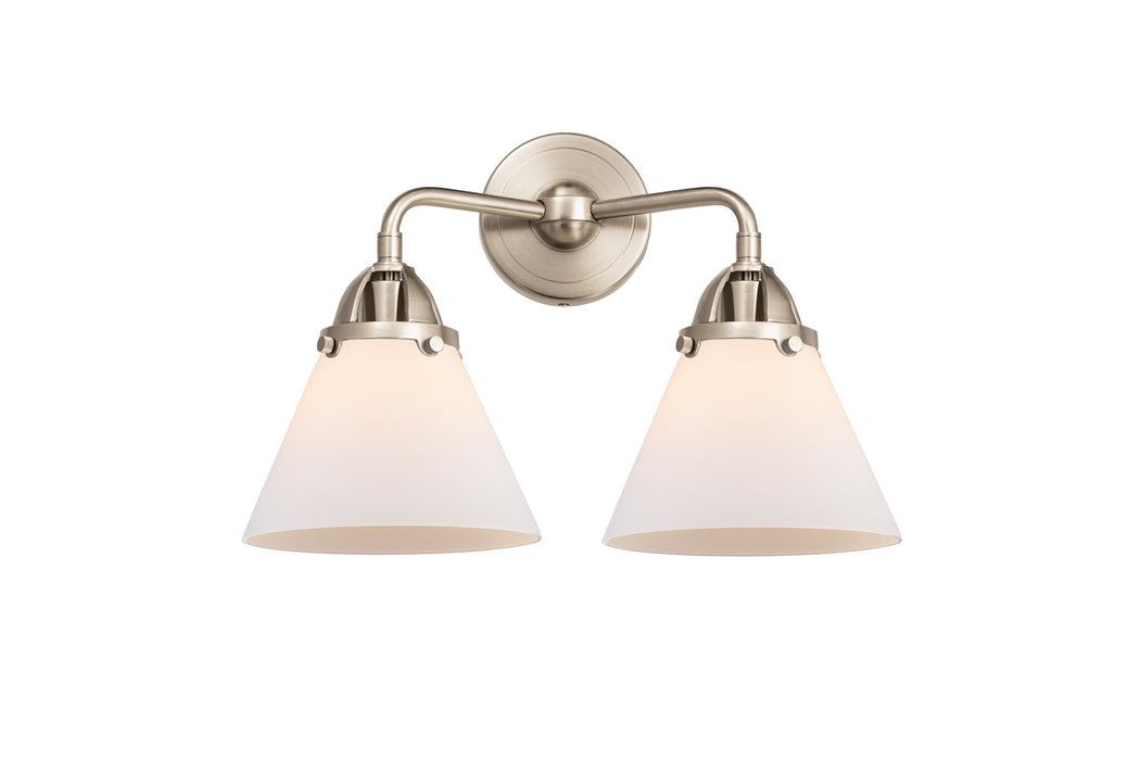 Innovations 288-2W-SN-G41 Two Light Bath Vanity, Brushed Satin Nickel