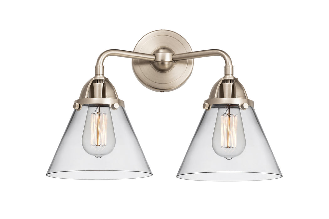 Innovations 288-2W-SN-G42 Two Light Bath Vanity, Brushed Satin Nickel