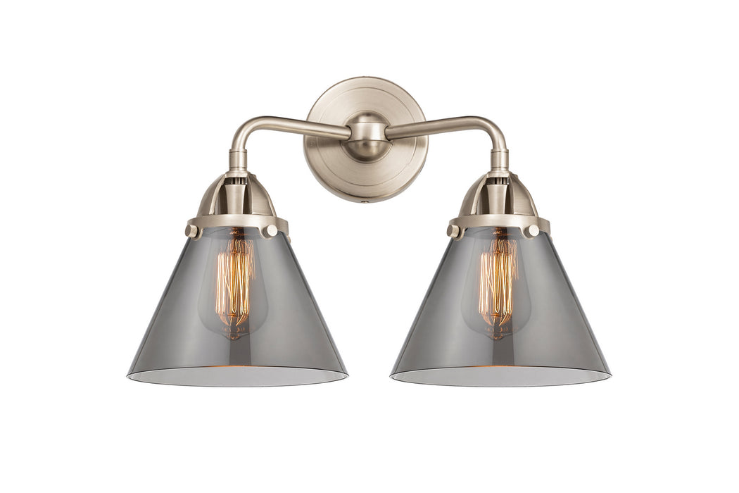 Innovations 288-2W-SN-G43 Two Light Bath Vanity, Brushed Satin Nickel