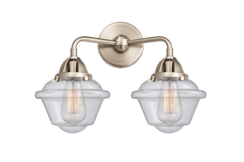 Innovations 288-2W-SN-G534 Two Light Bath Vanity, Brushed Satin Nickel