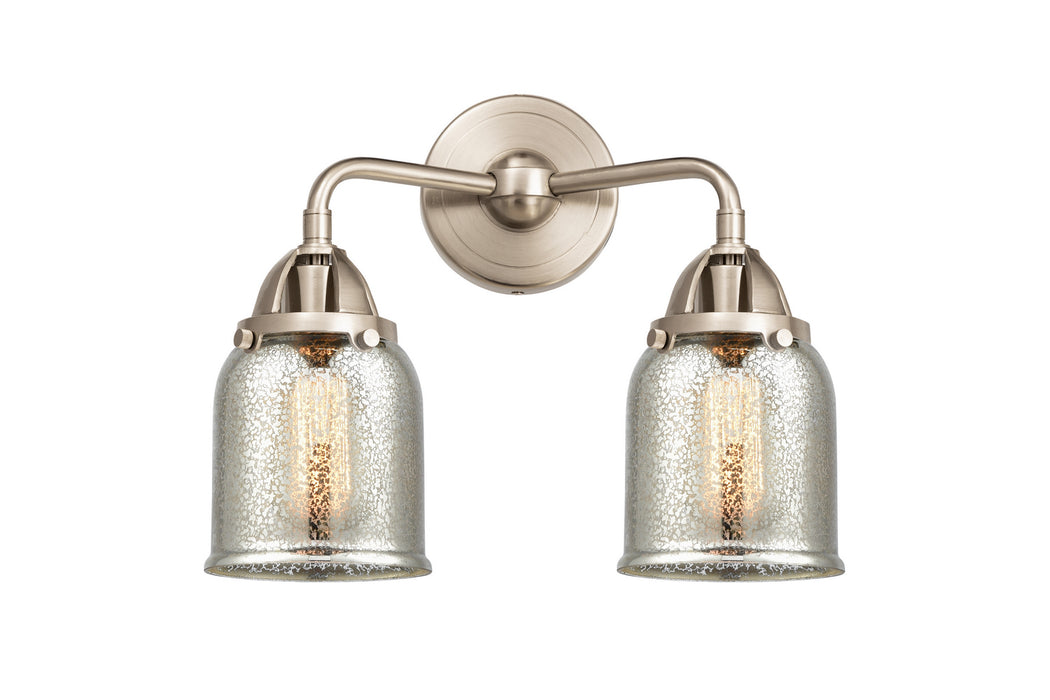 Innovations 288-2W-SN-G58 Two Light Bath Vanity, Brushed Satin Nickel