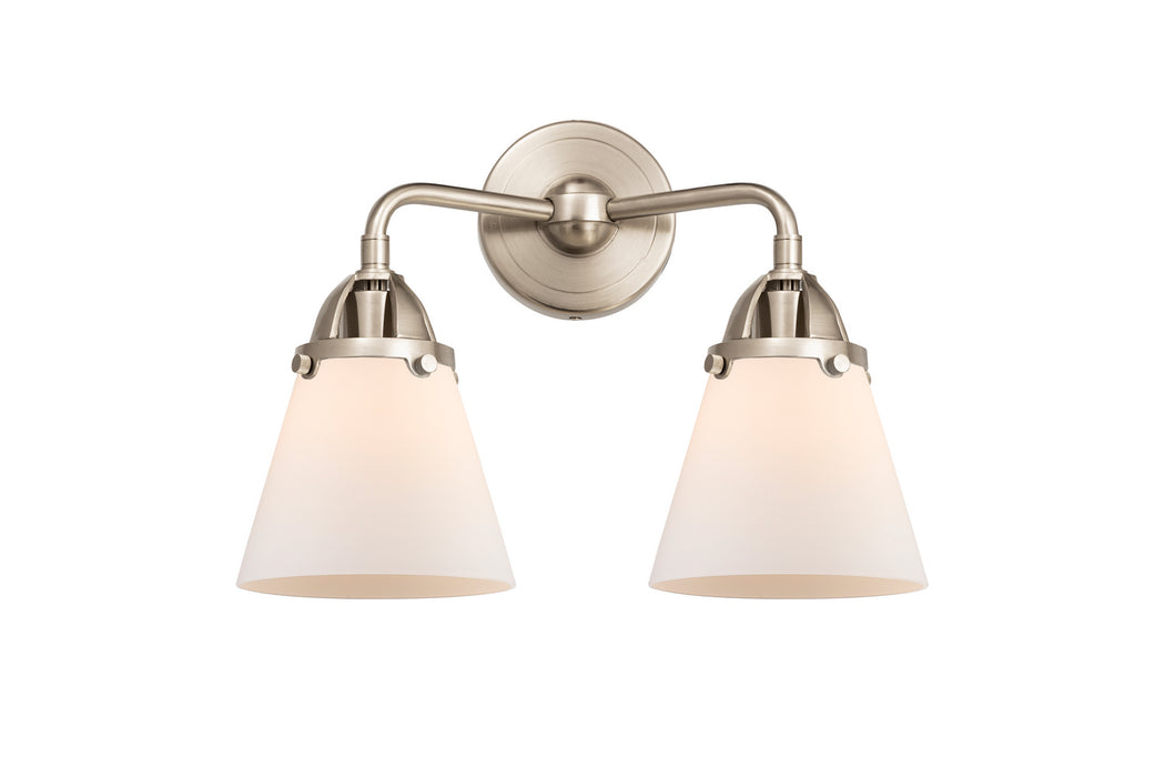 Innovations 288-2W-SN-G61 Two Light Bath Vanity, Brushed Satin Nickel