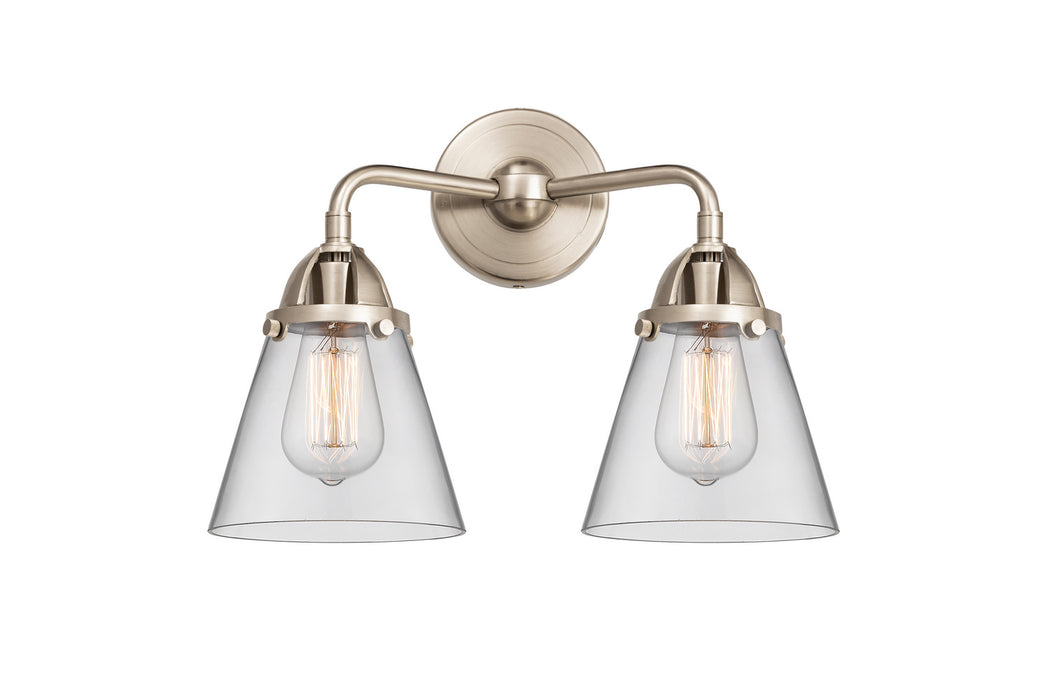 Innovations 288-2W-SN-G62 Two Light Bath Vanity, Brushed Satin Nickel