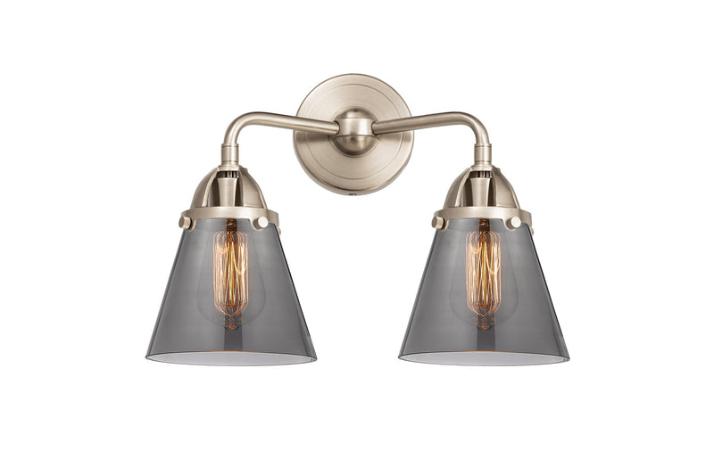 Innovations 288-2W-SN-G63 Two Light Bath Vanity, Brushed Satin Nickel