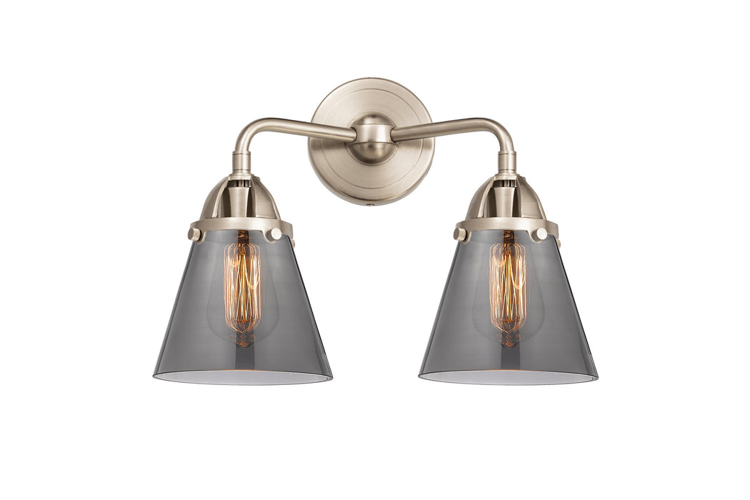 Innovations 288-2W-SN-G63 Two Light Bath Vanity, Brushed Satin Nickel