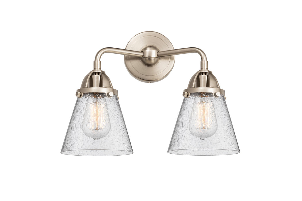 Innovations 288-2W-SN-G64 Two Light Bath Vanity, Brushed Satin Nickel