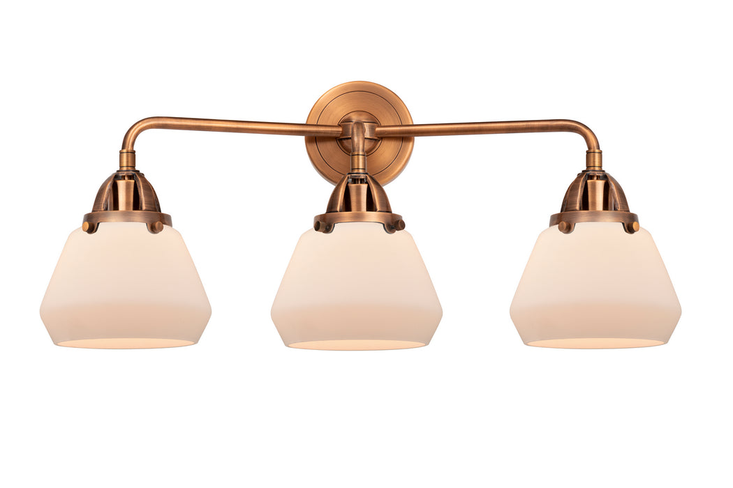 Innovations 288-3W-AC-G171 Three Light Bath Vanity, Antique Copper