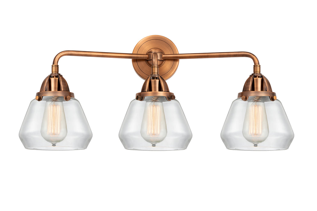 Innovations 288-3W-AC-G172 Three Light Bath Vanity, Antique Copper